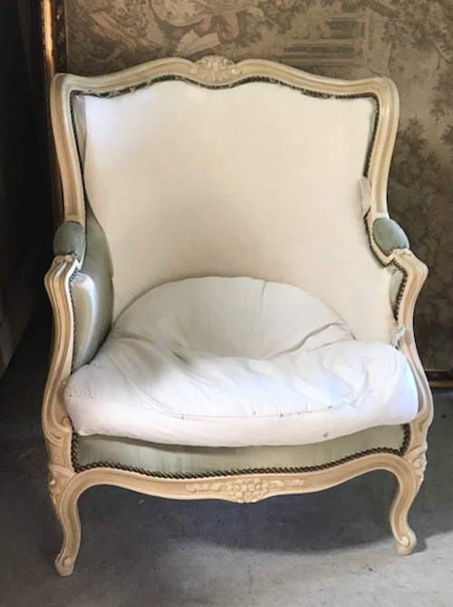OLD FRENCH LOUIS XV STYLE CHAIR